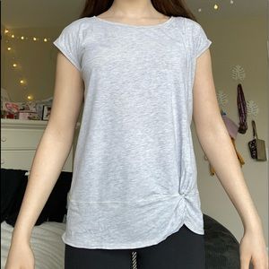 Ivivva Grey Tie Workout Tee